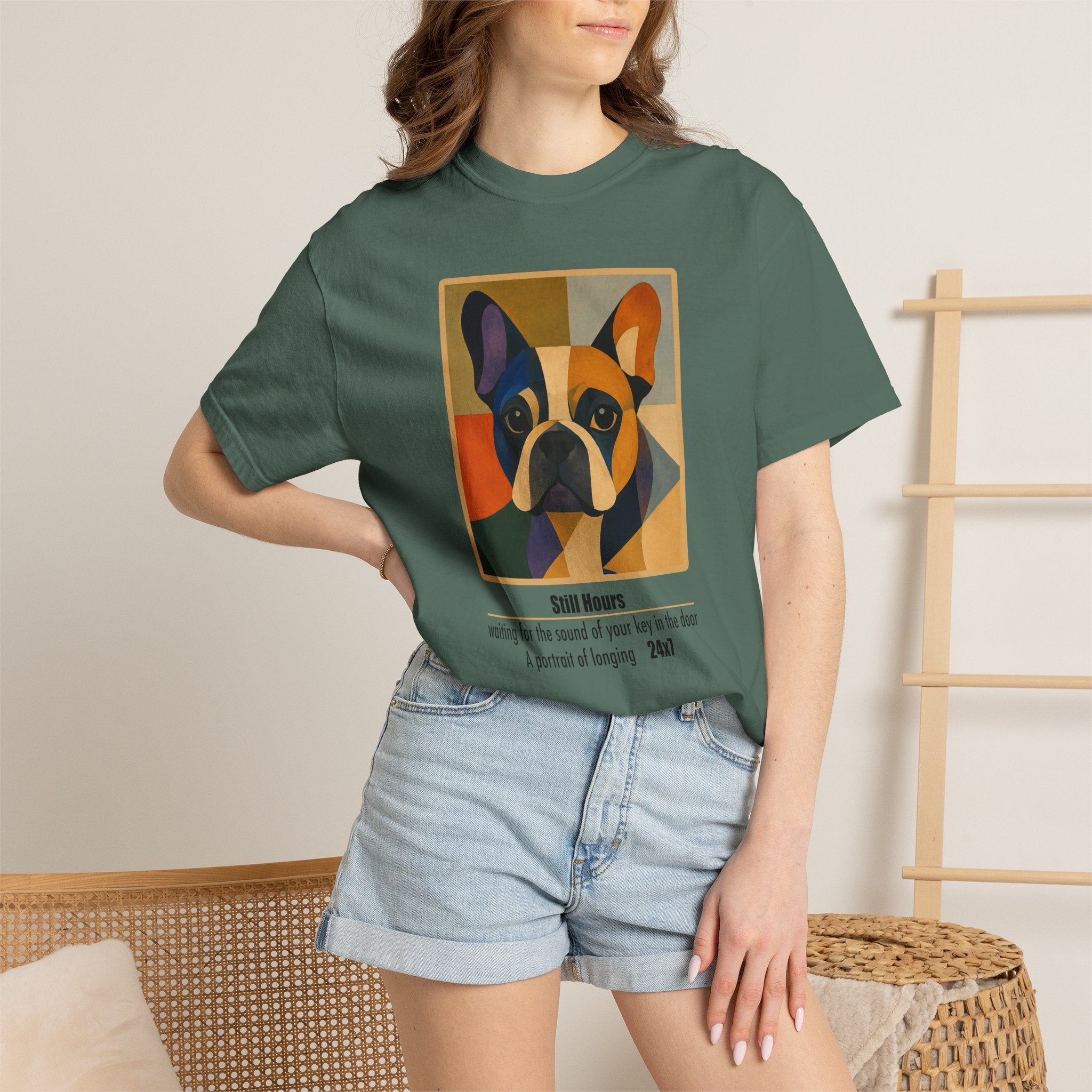French Bulldog Art T‑Shirt