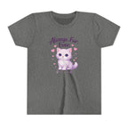 Cute Purple Kitten Kids T-Shirt
