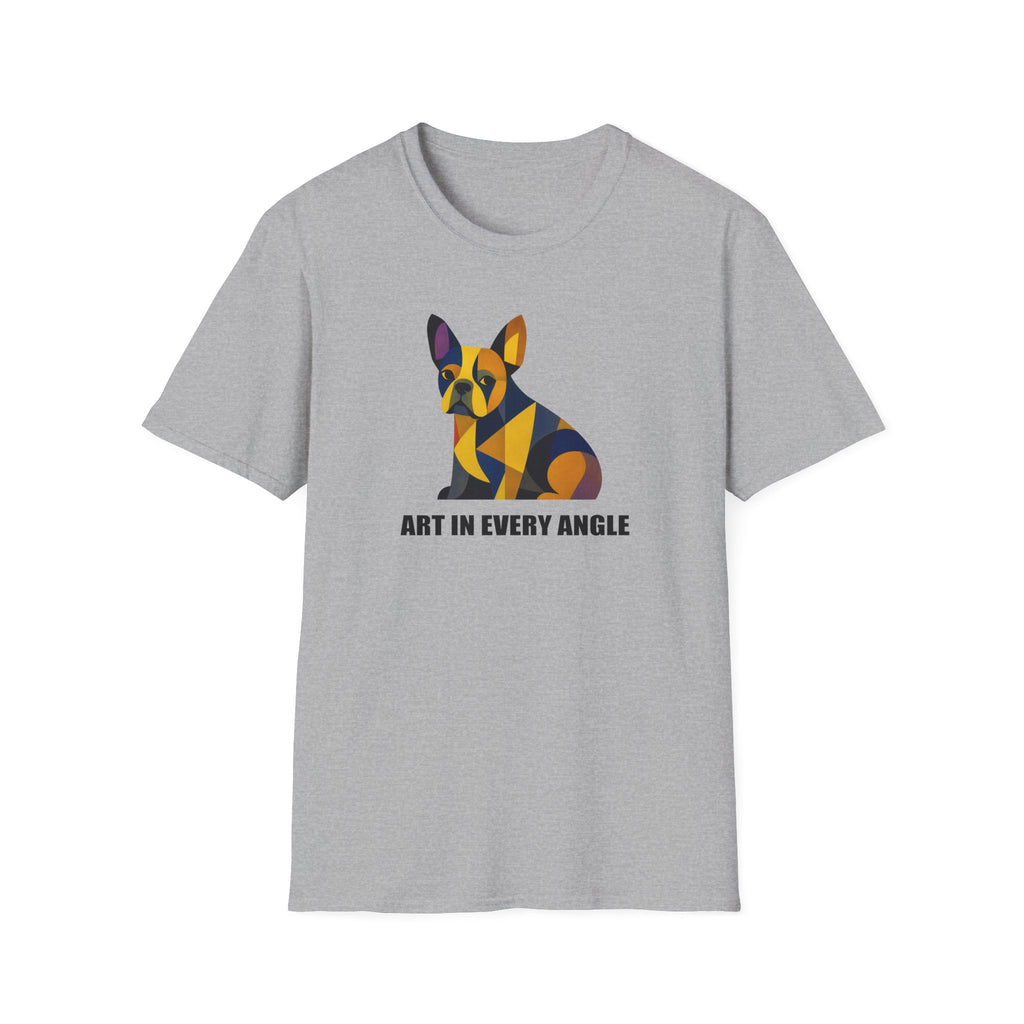 Geometric French Bulldog T‑Shirt