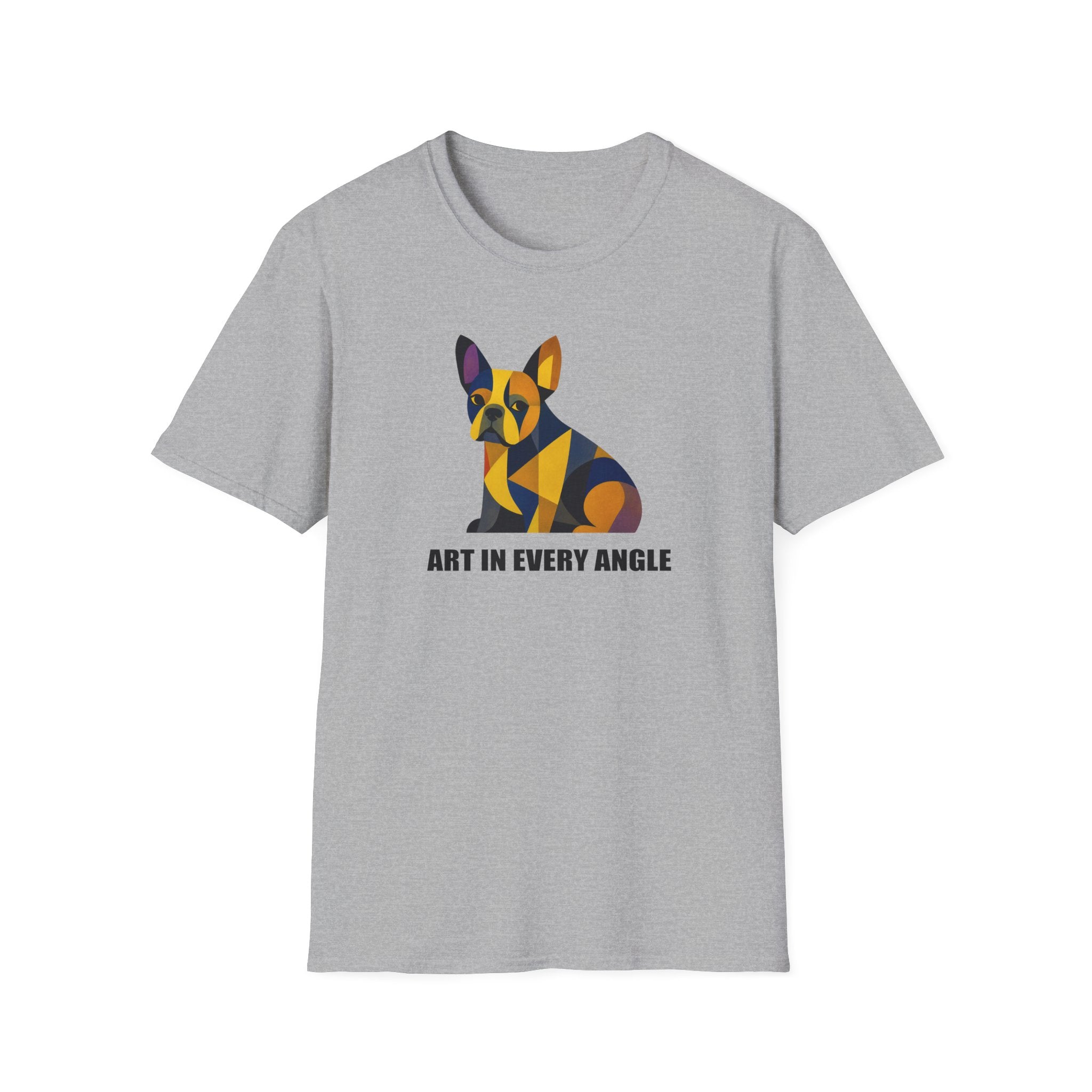 Geometric French Bulldog T‑Shirt