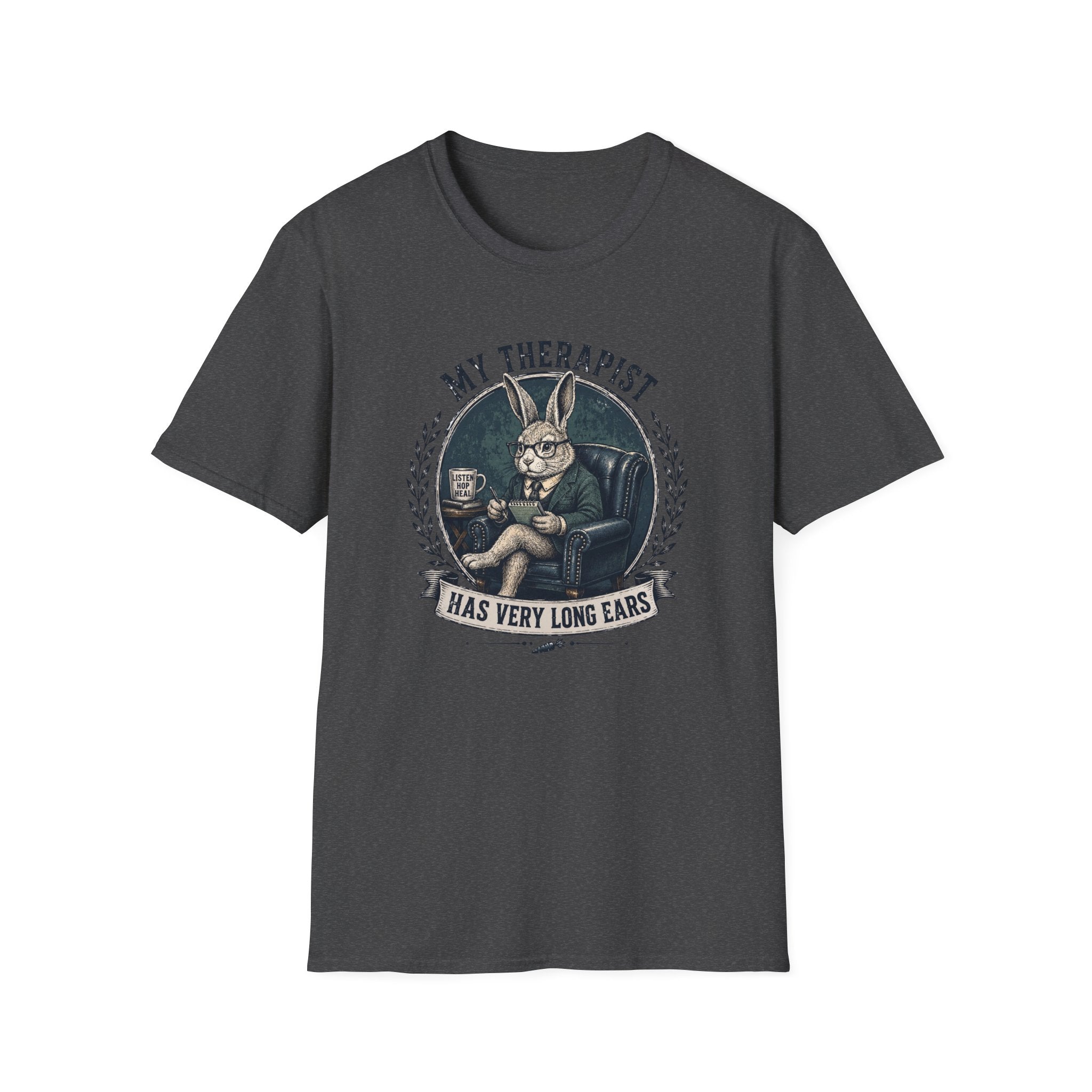 Funny Rabbit Therapist T-Shirt