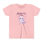 Cute Purple Kitten Kids T-Shirt