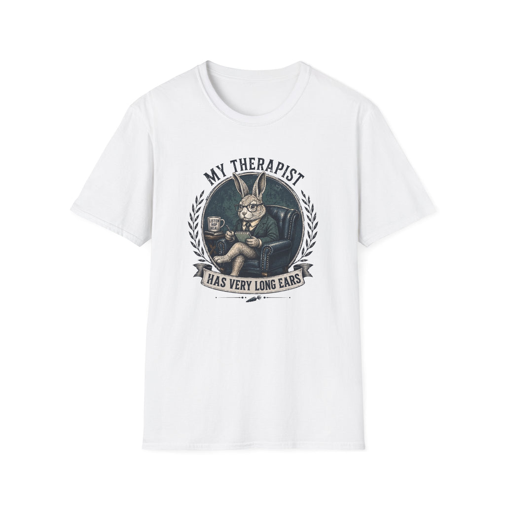 Funny Rabbit Therapist T-Shirt