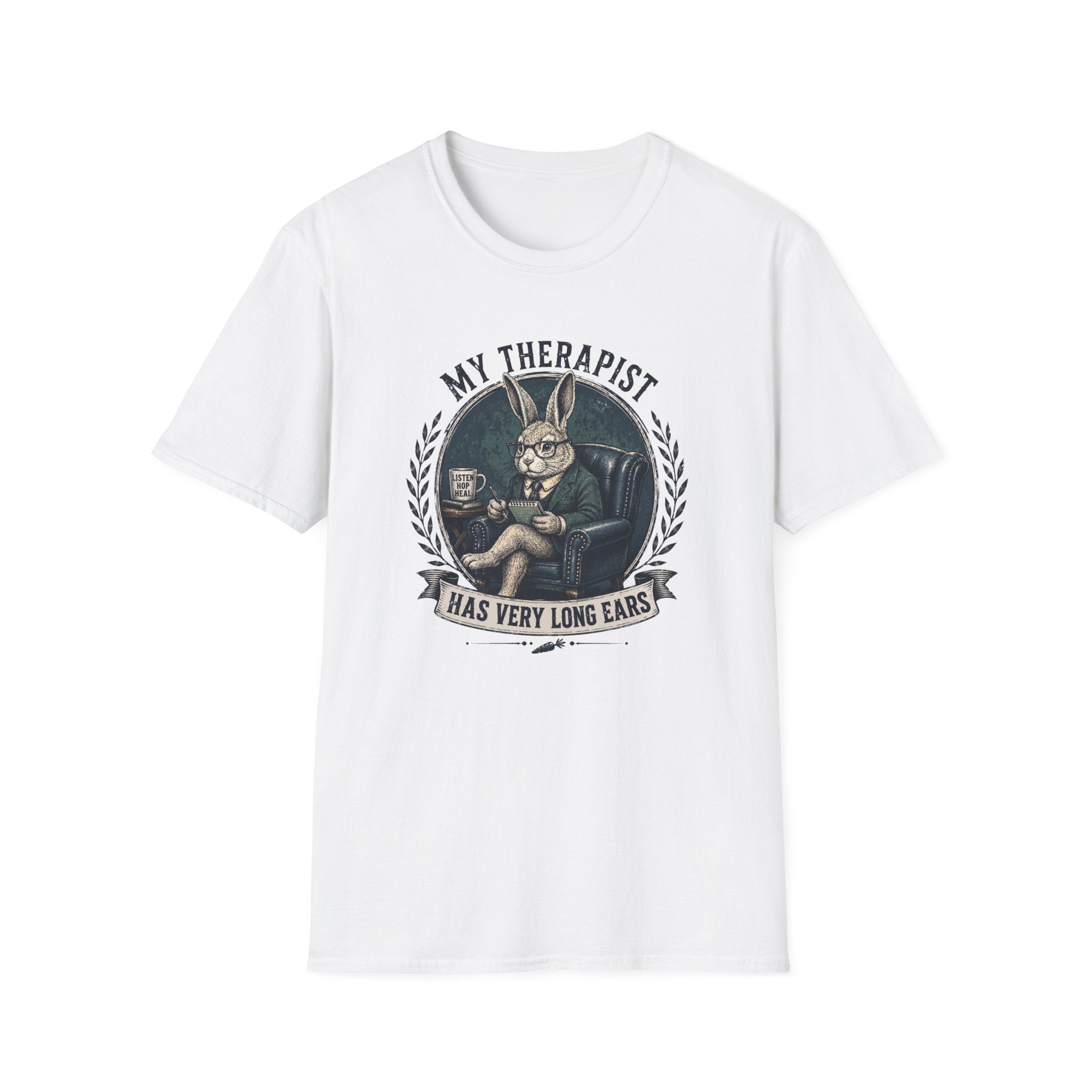 Funny Rabbit Therapist T-Shirt