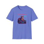 Neon cat boombox vibes T-Shirt