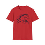 Elegant Ink Brush Horse T-Shirt