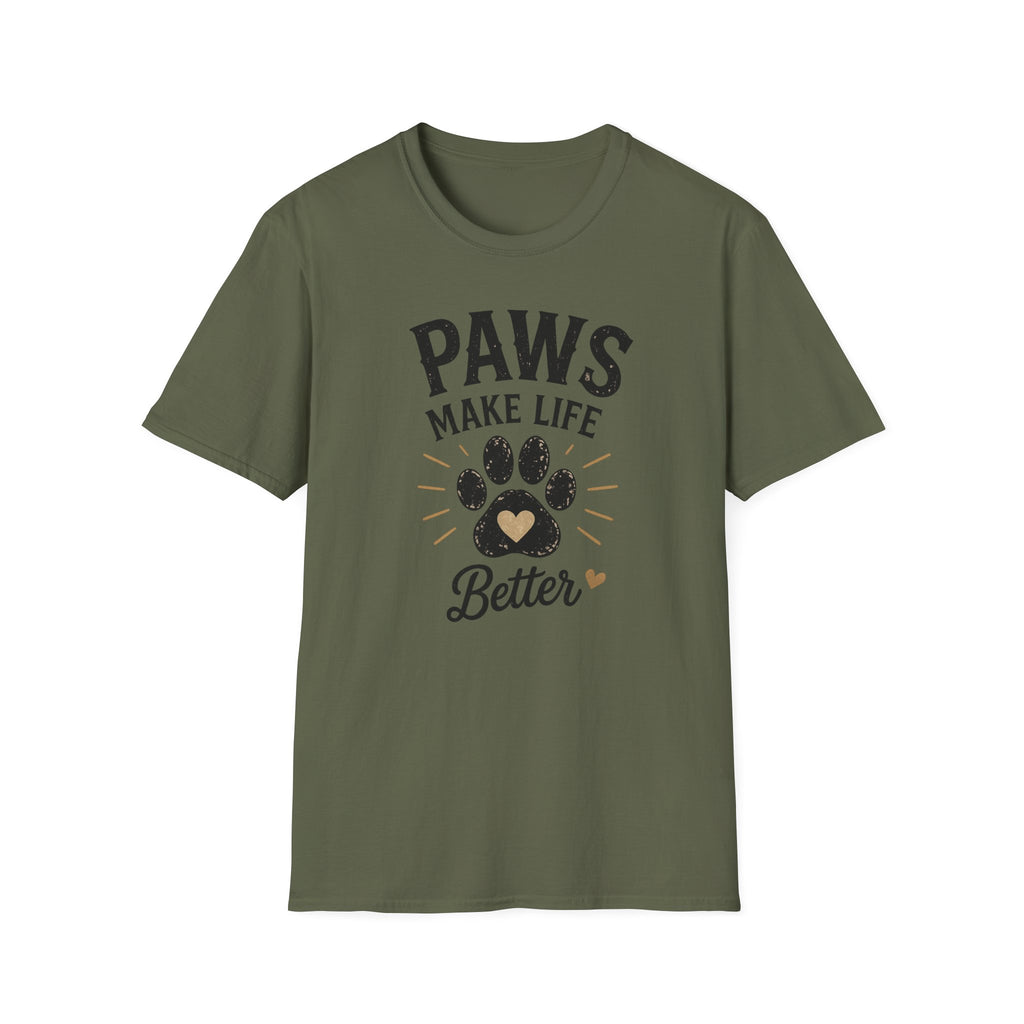 Paws Make Life Better T-Shirt