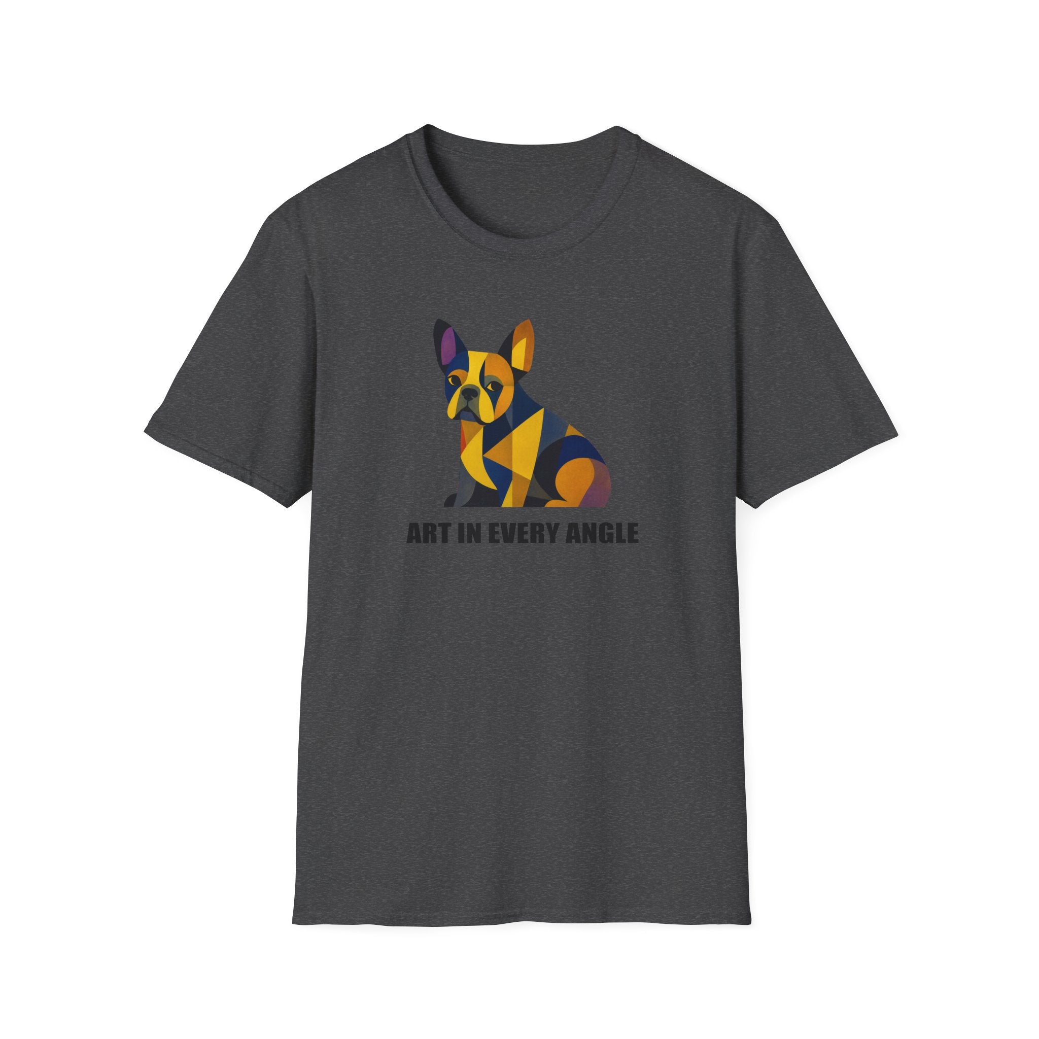 Geometric French Bulldog T‑Shirt