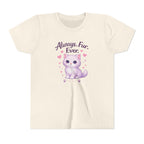 Cute Purple Kitten Kids T-Shirt