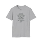 Floral Paw Print T-Shirt