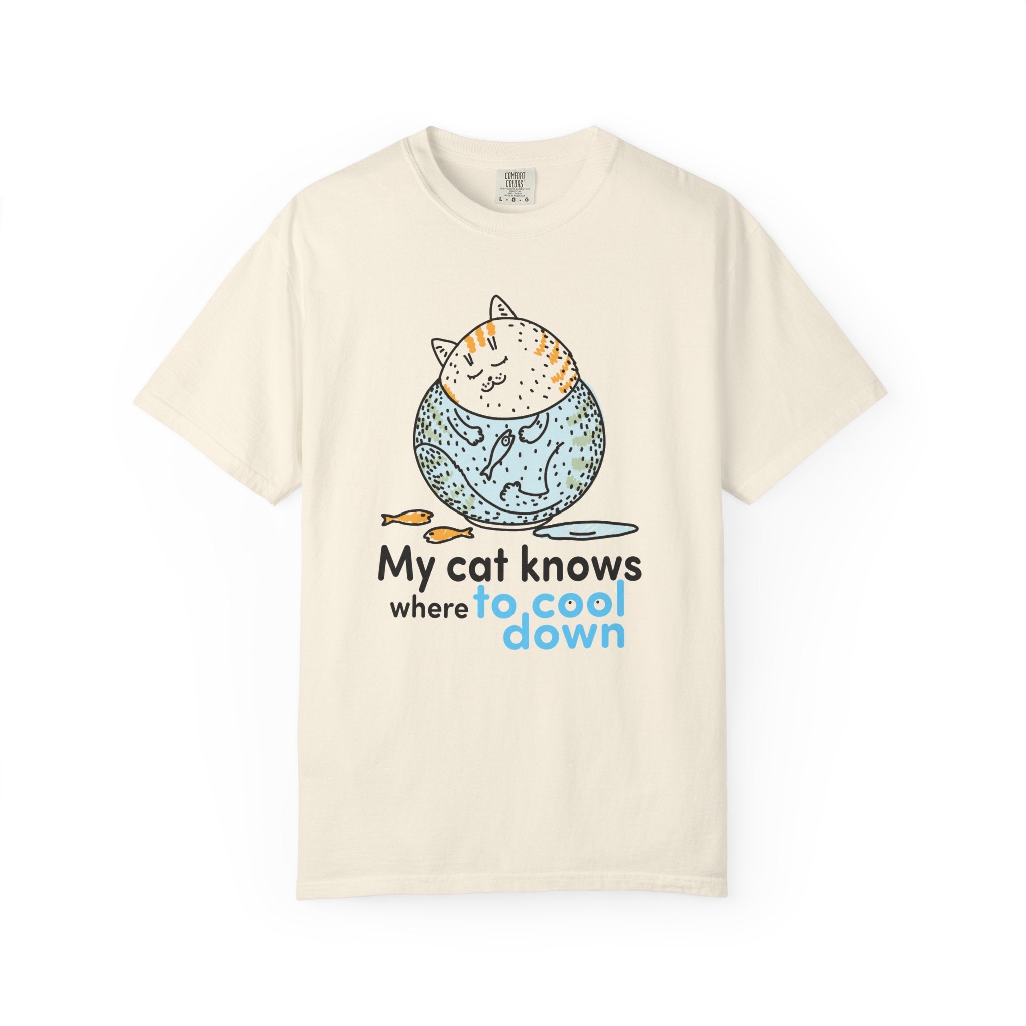 Cute Relaxed Cat T-Shirt