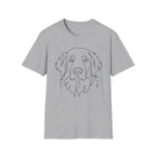Golden Retriever Line Art T-Shirt