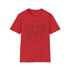 Golden Retriever Line Art T-Shirt