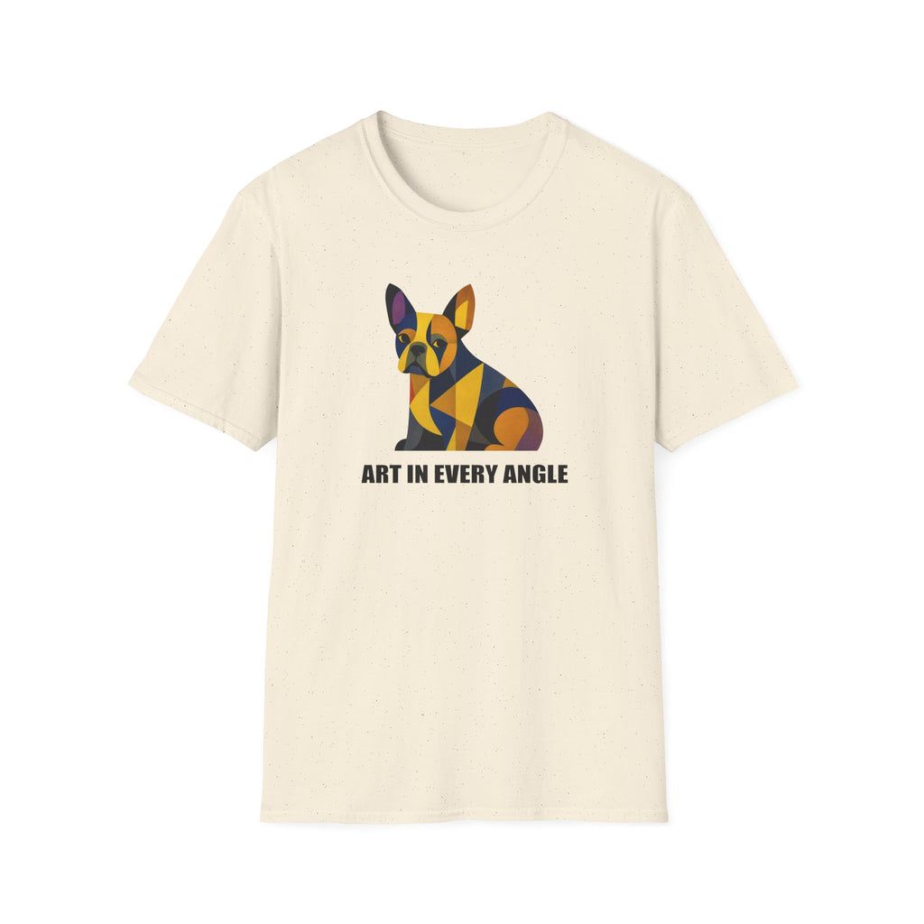 Geometric French Bulldog T‑Shirt