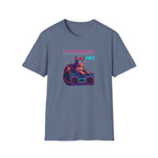 Neon cat boombox vibes T-Shirt