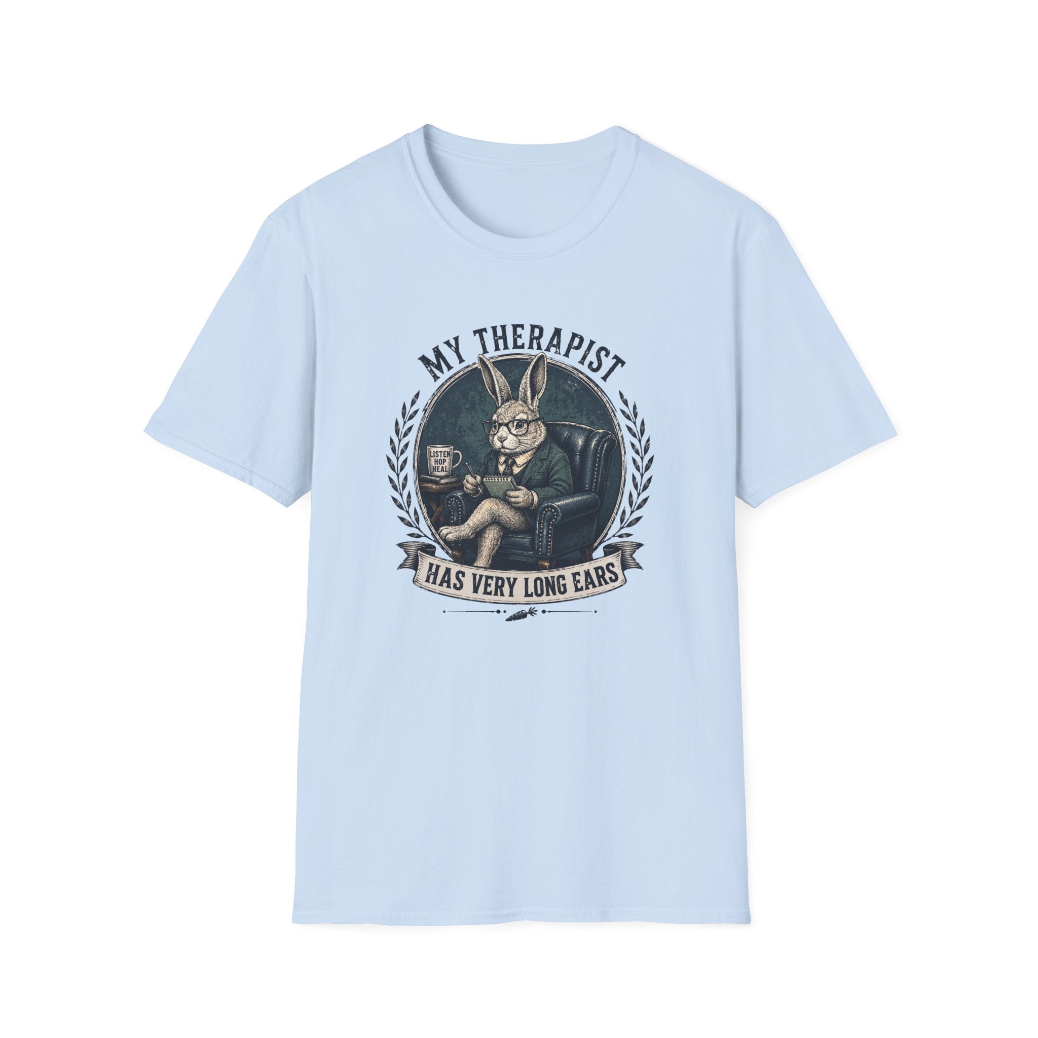 Funny Rabbit Therapist T-Shirt