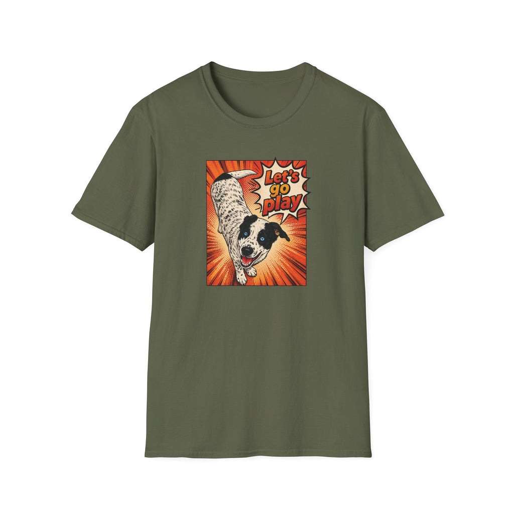 Let's Go Play Dog T-Shirt
