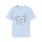 Golden Retriever Line Art T-Shirt