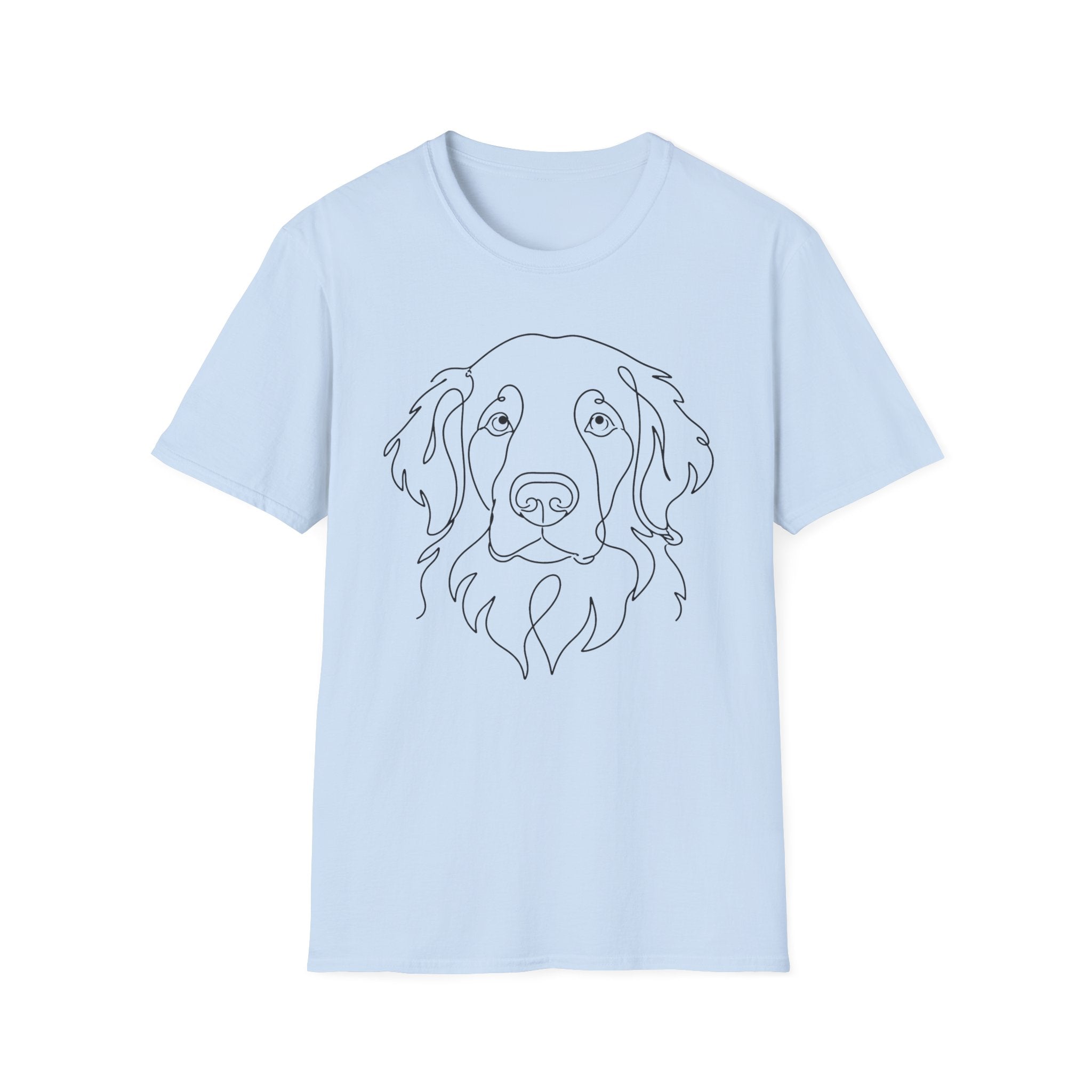 Golden Retriever Line Art T-Shirt