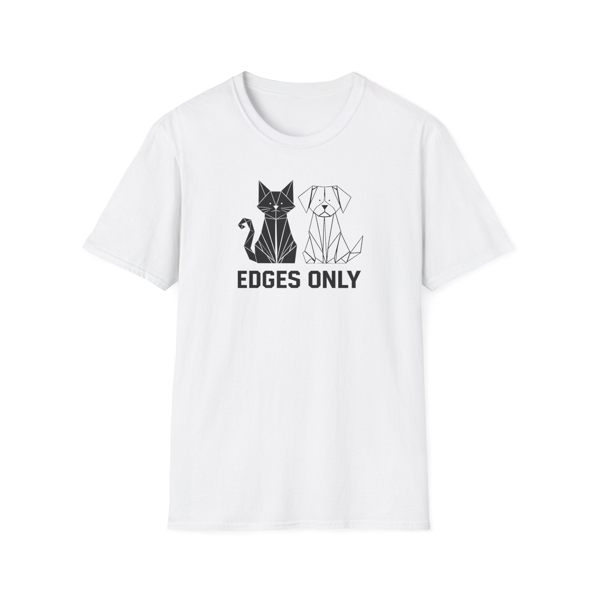 Edges Only Cat & Dog Geometric T-Shirt