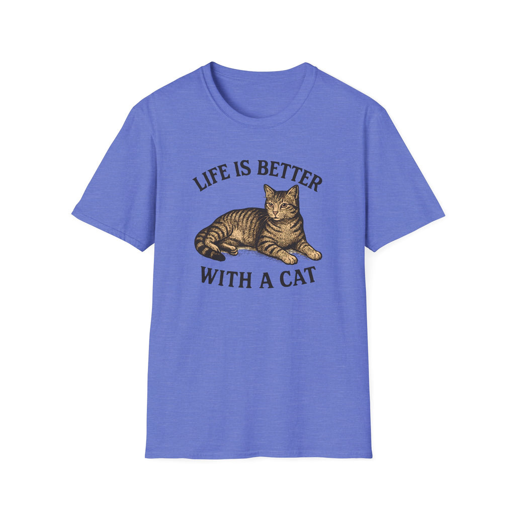 Cat With Slogan T-Shirt