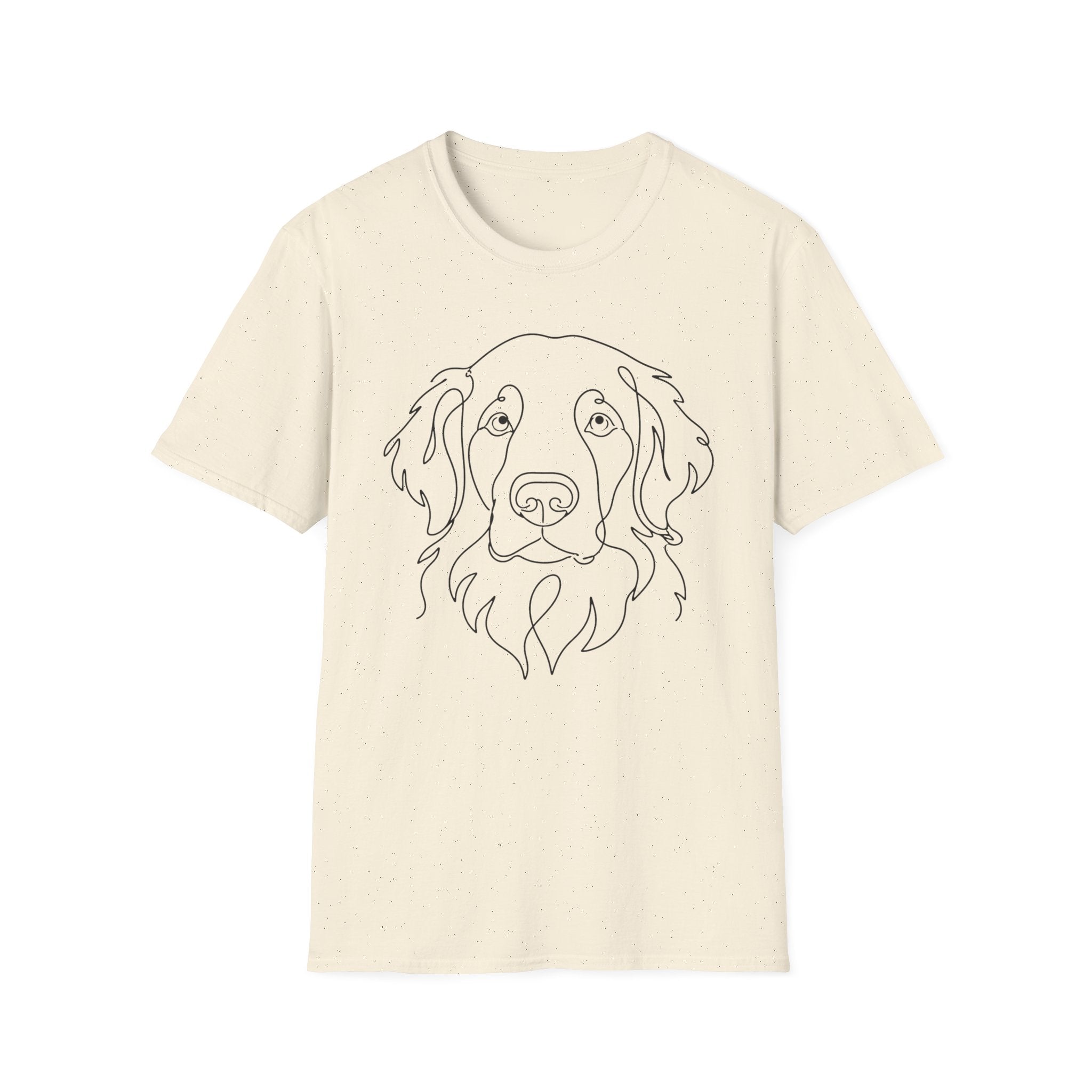 Golden Retriever Line Art T-Shirt
