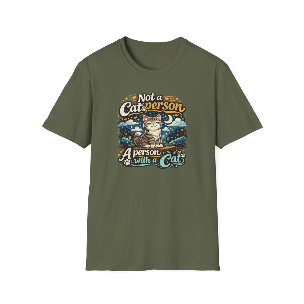 Cute Vintage Cat T‑Shirt