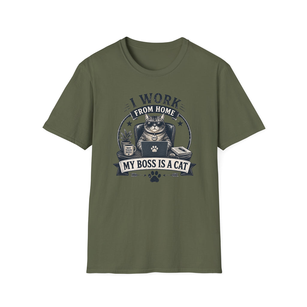 My Boss Is A Cat T-Shirt