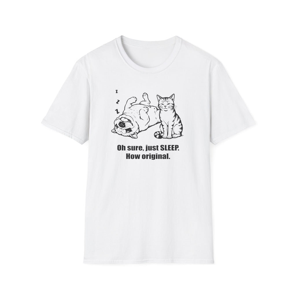 Cat & Sleepy Dog T-Shirt