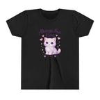 Cute Purple Kitten Kids T-Shirt
