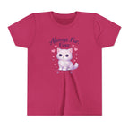 Cute Purple Kitten Kids T-Shirt