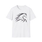 Elegant Ink Brush Horse T-Shirt
