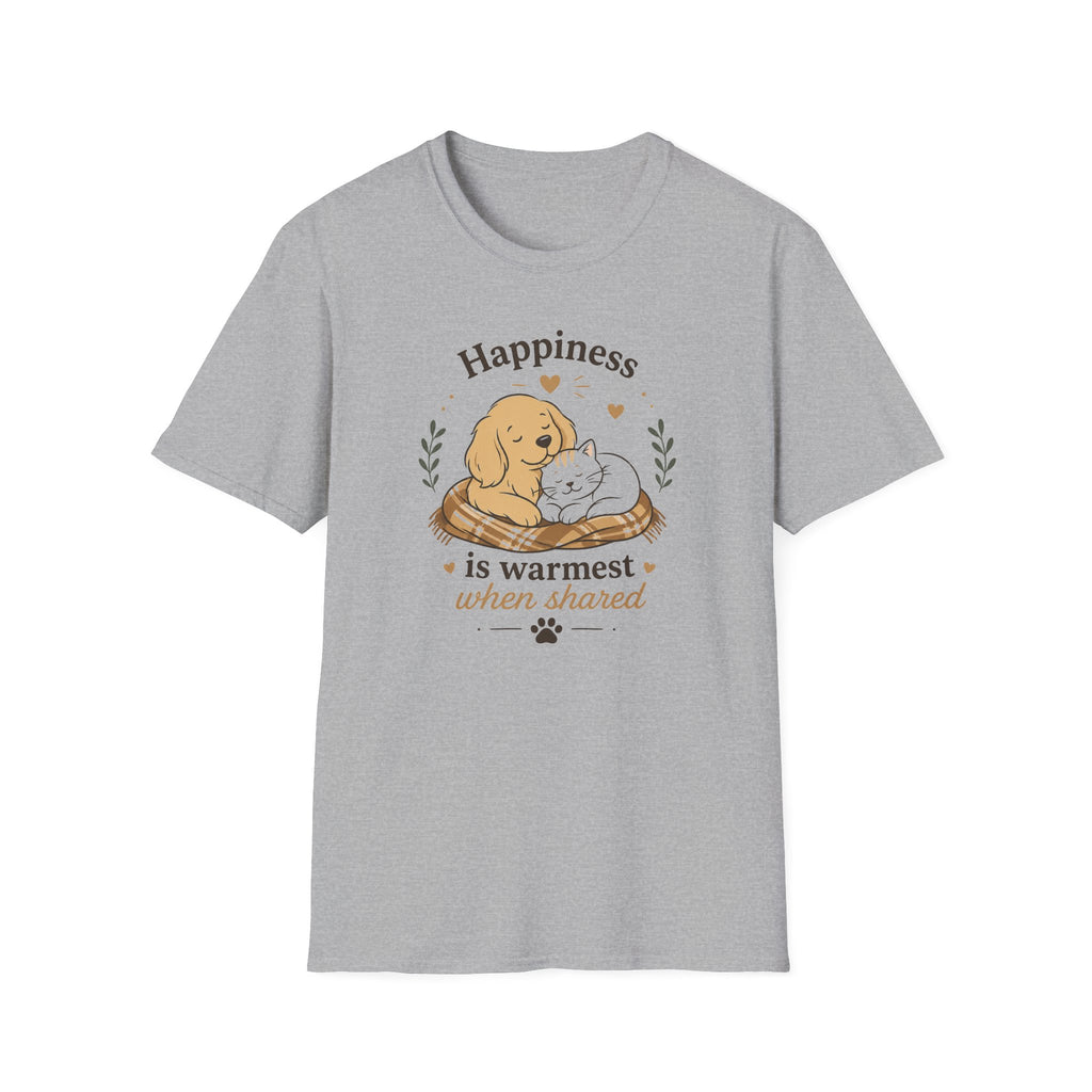 Dog & Cat Cuddle T-Shirt