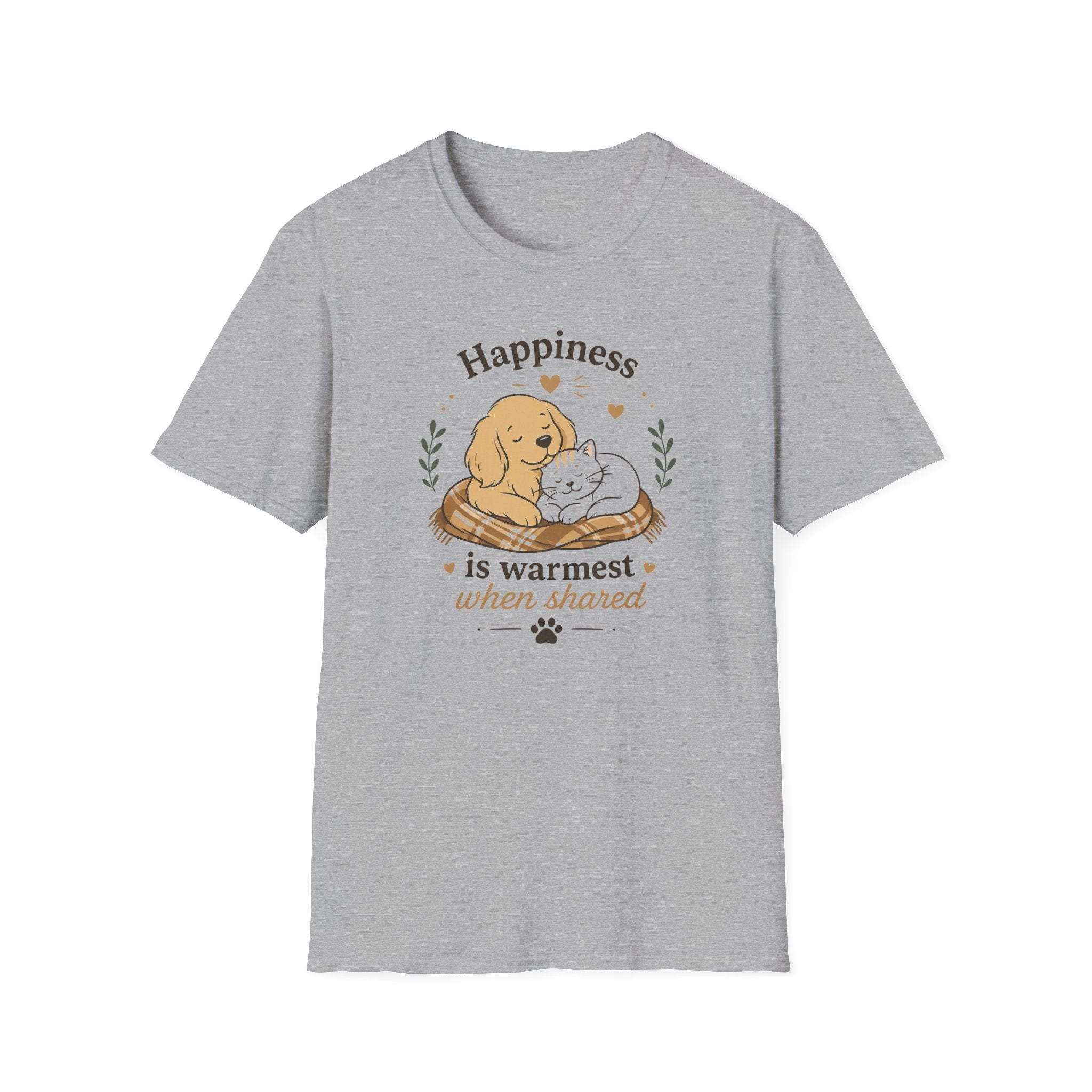 Dog & Cat Cuddle T-Shirt