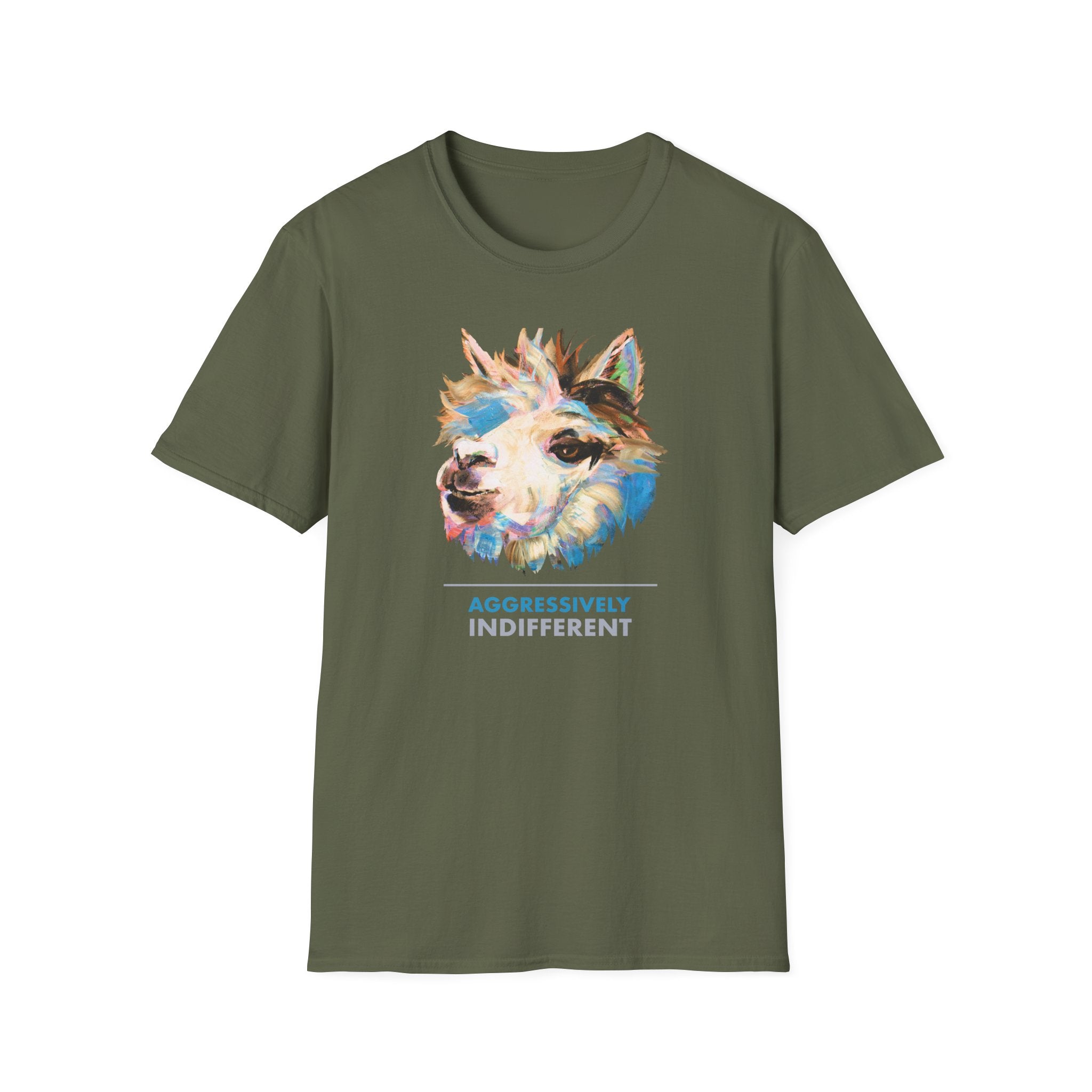 Aggressively Indifferent Alpaca T-Shirt