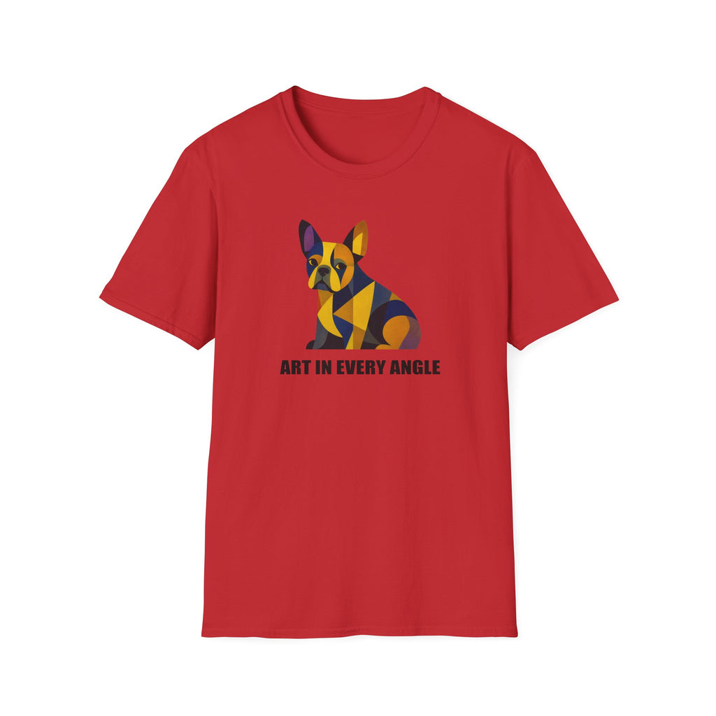 Geometric French Bulldog T‑Shirt