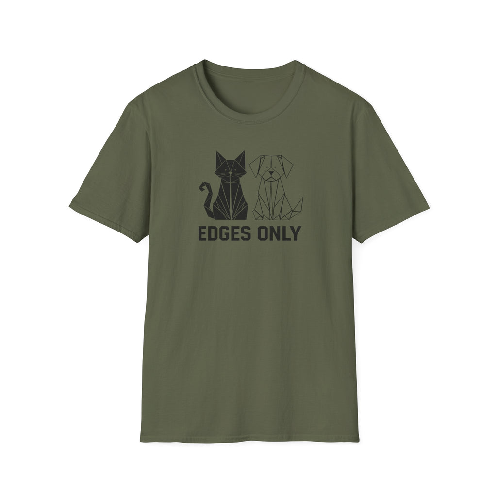 Edges Only Cat & Dog Geometric T-Shirt