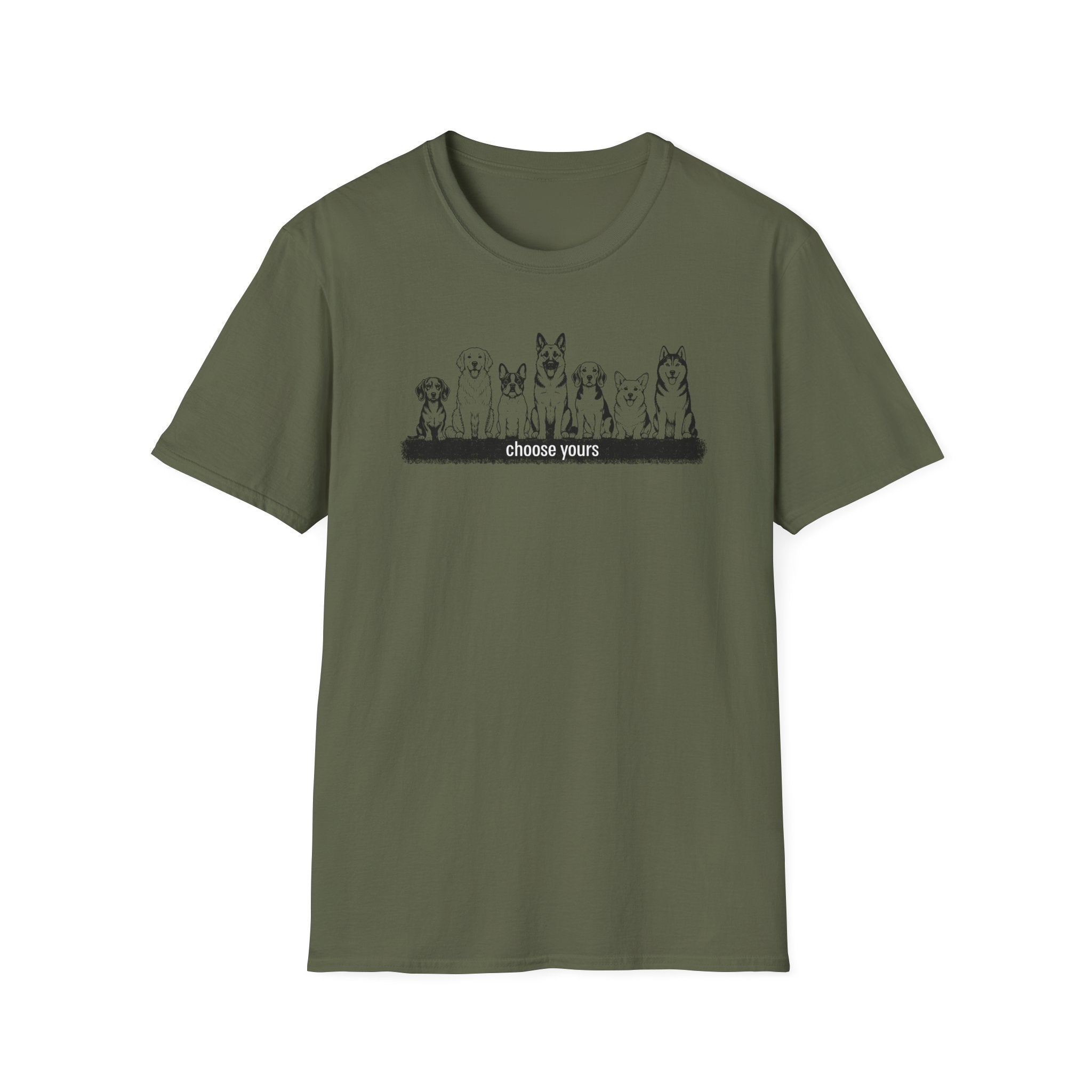 Dog Breeds Lineup T-Shirt