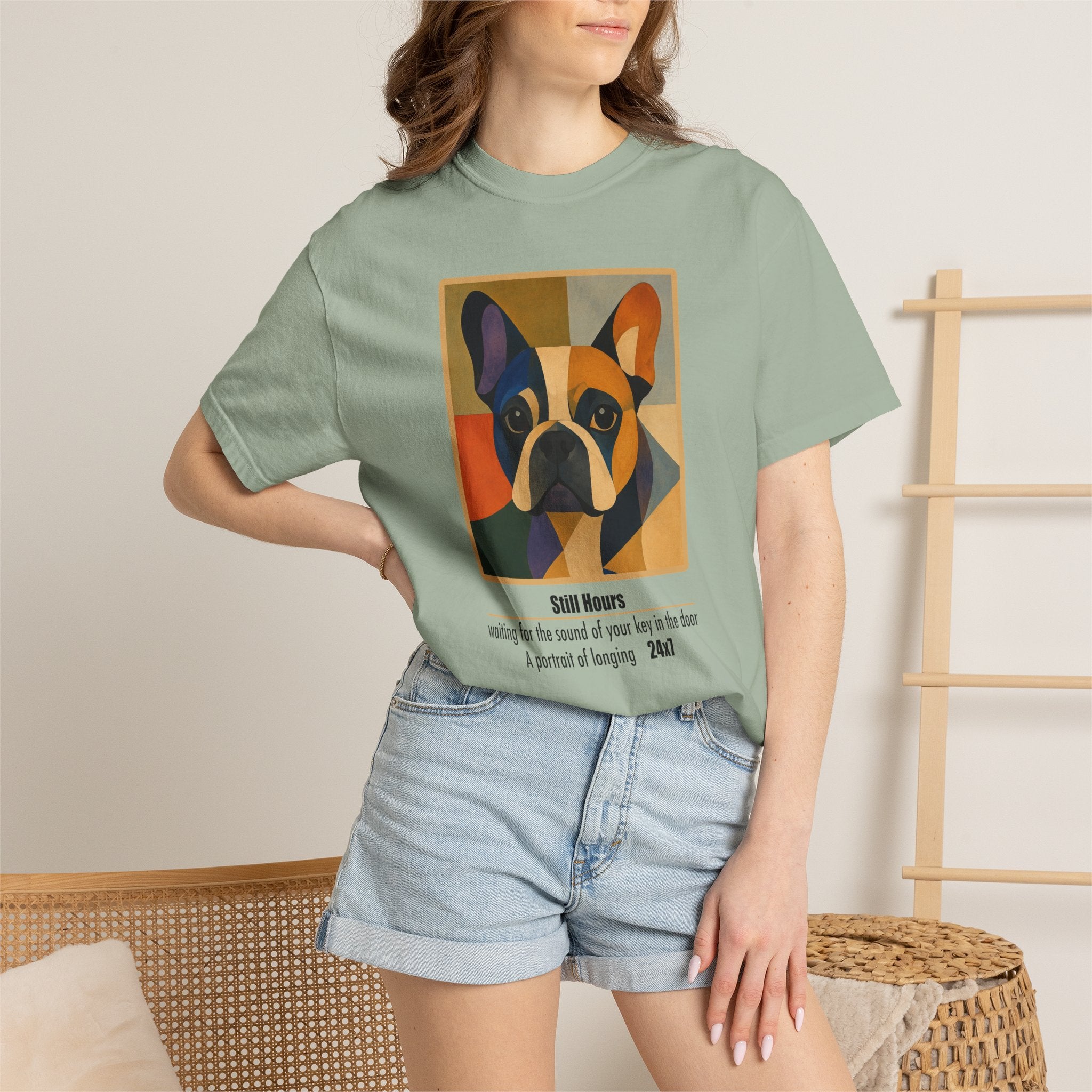 French Bulldog Art T‑Shirt