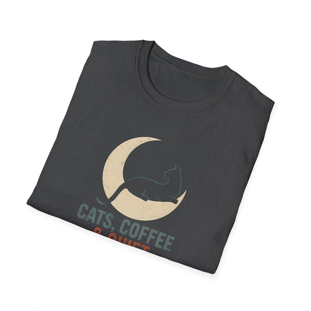 Cats Coffee Quiet Moments T-Shirt
