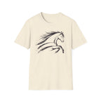 Elegant Ink Brush Horse T-Shirt