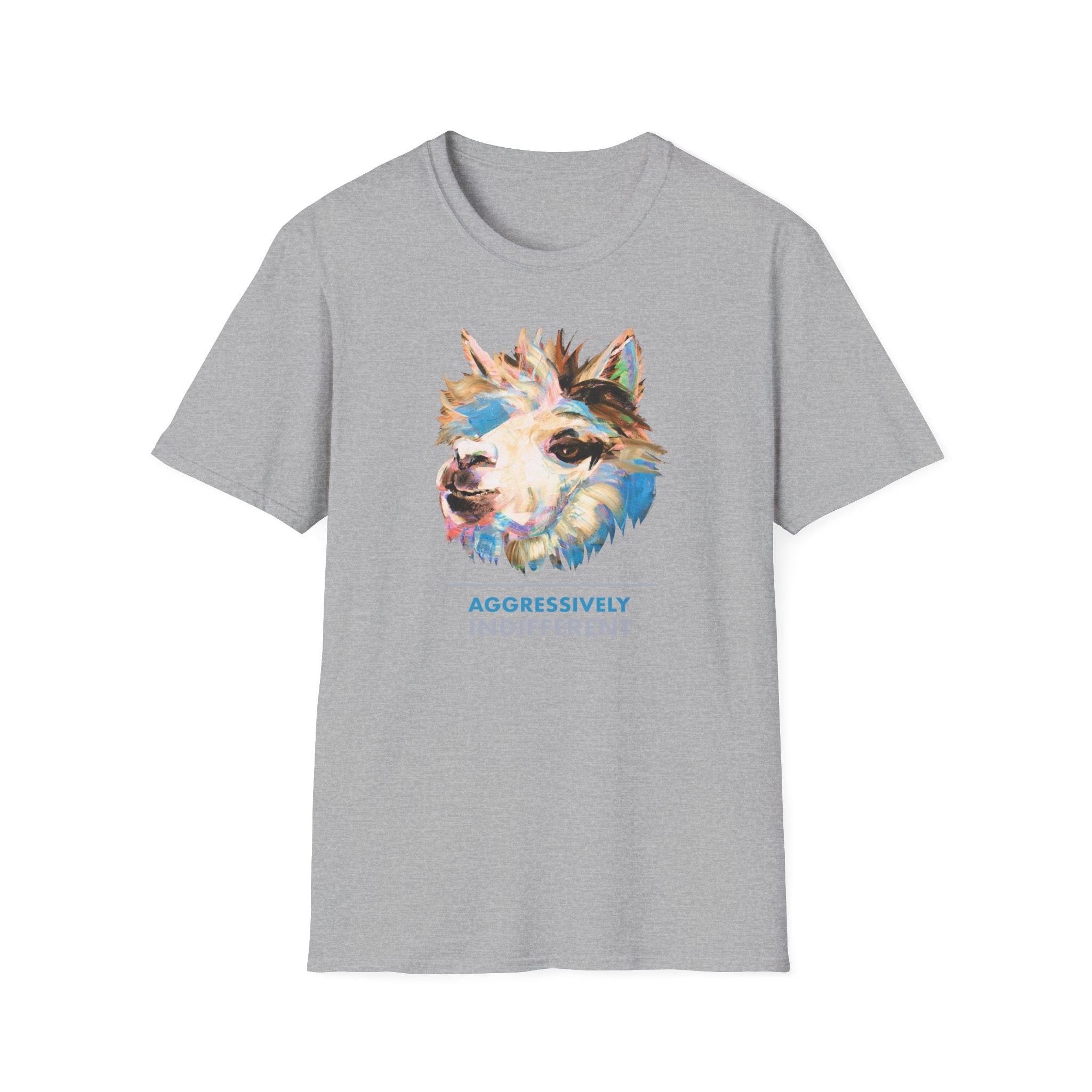 Aggressively Indifferent Alpaca T-Shirt